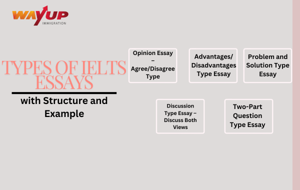 Types of IELTS Essays with Structure and Example